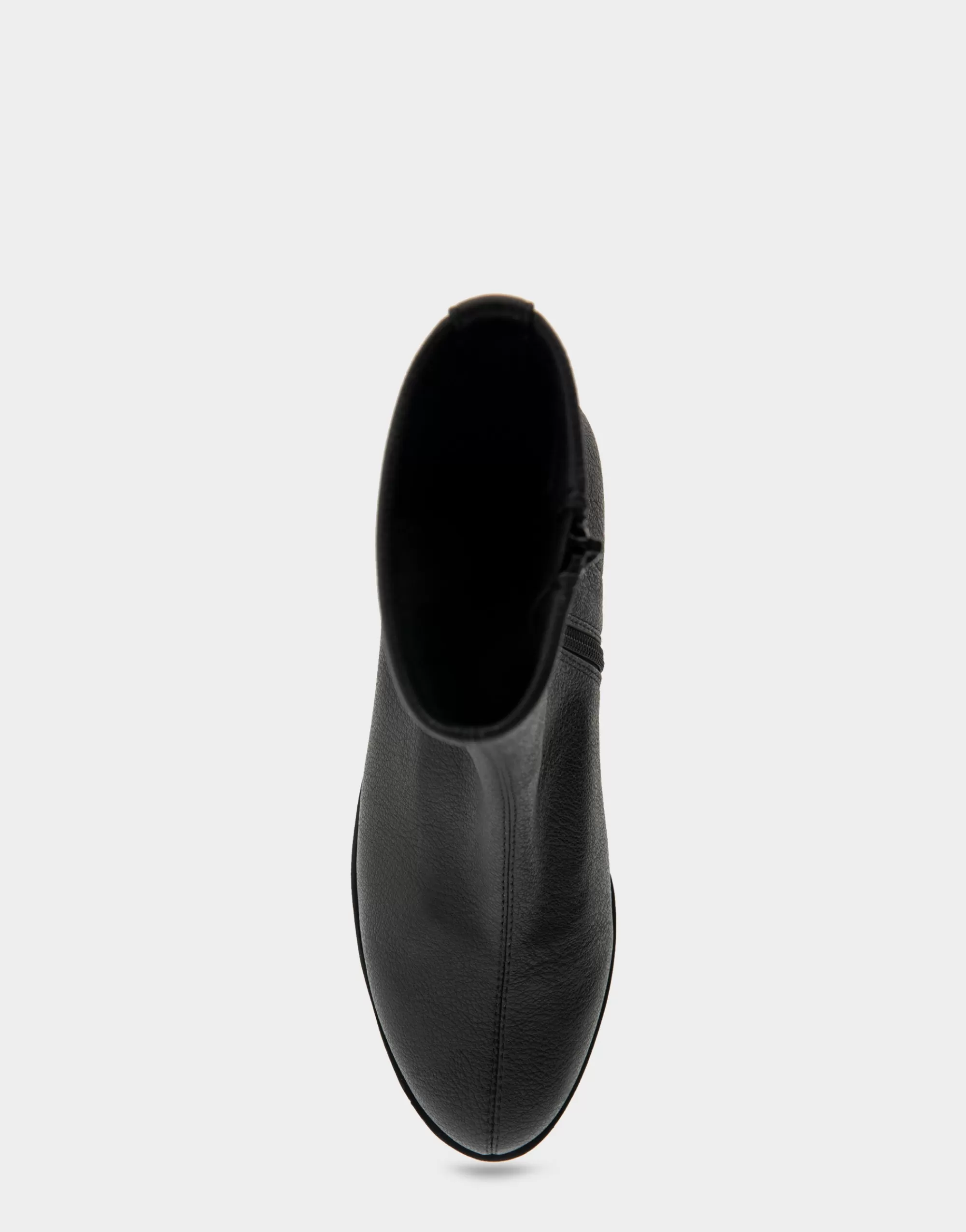 Aerosoles Wedge Boots | Heeled Boots*Comfortable Women's Stretch Ankle Crepe Textured Wedge Bootie in Black Stretch Pebbled Faux Leather Faux Leather