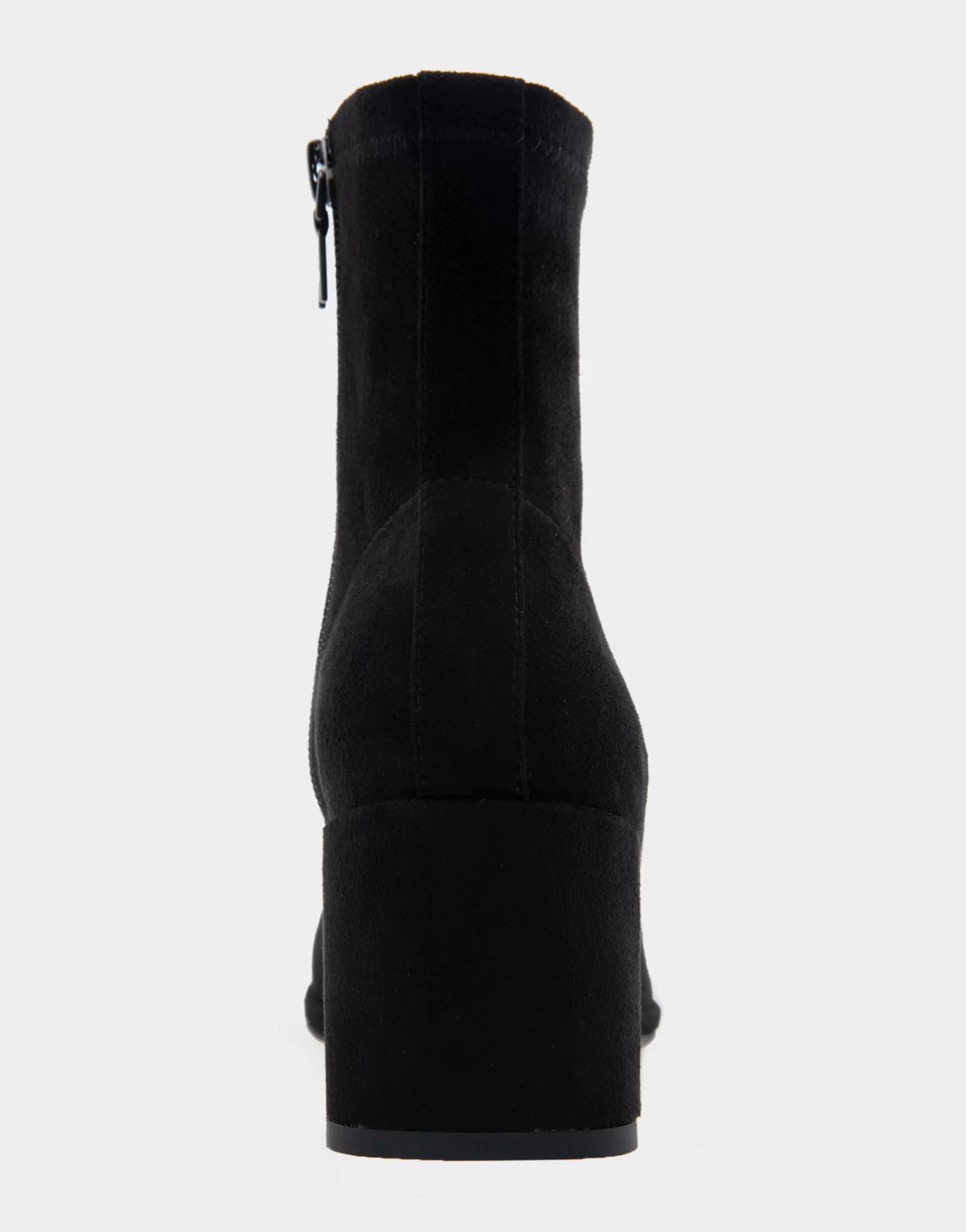 Aerosoles Wide Width Boots | Wedge Boots*Comfortable Women's Stretch Ankle Sculpted Wedge Boot in Black Faux Suede
