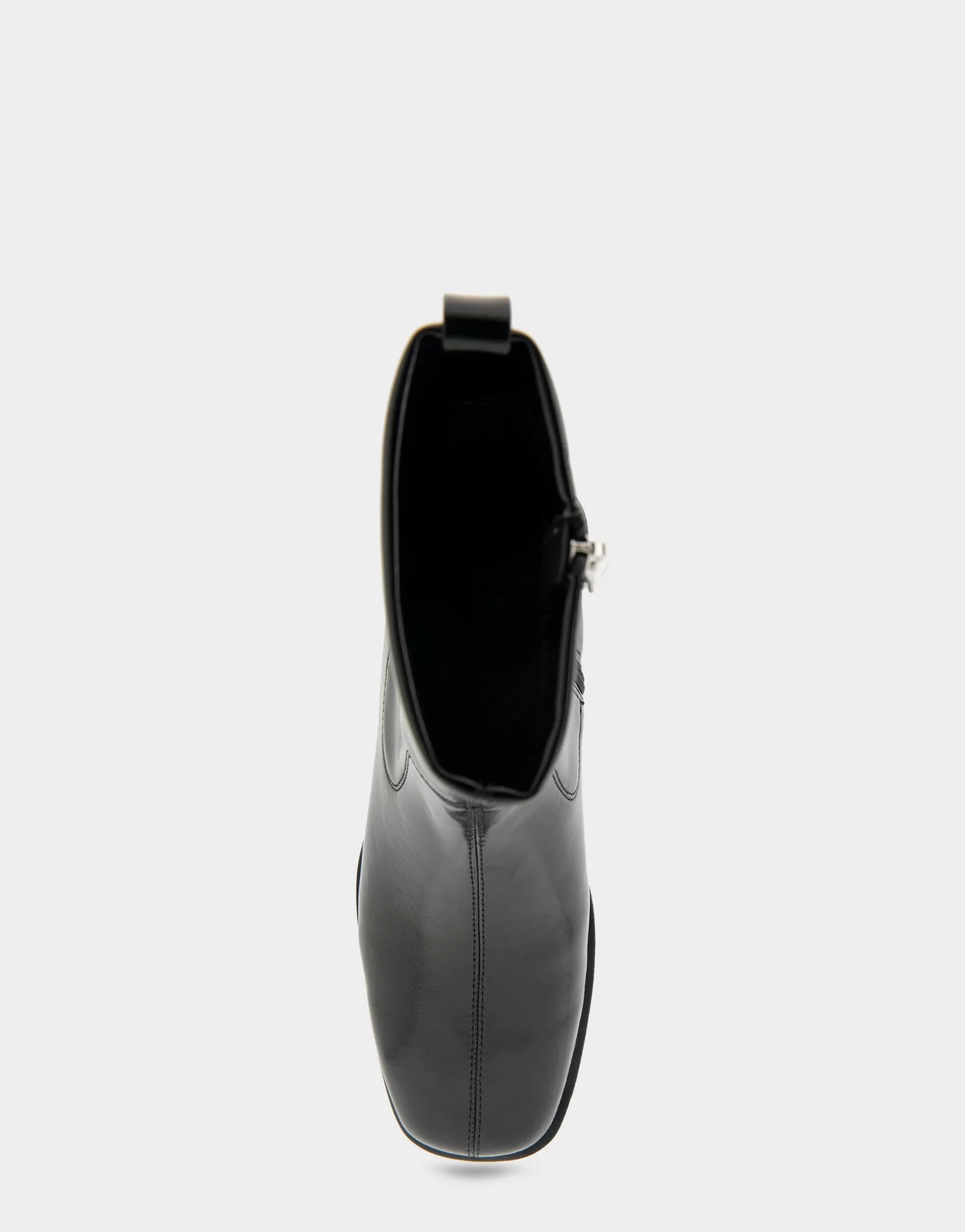 Aerosoles Ankle Boots*Comfortable Women's Stretch Equestrian Bootie in Black Stretch Crinkled Patent Faux Leather