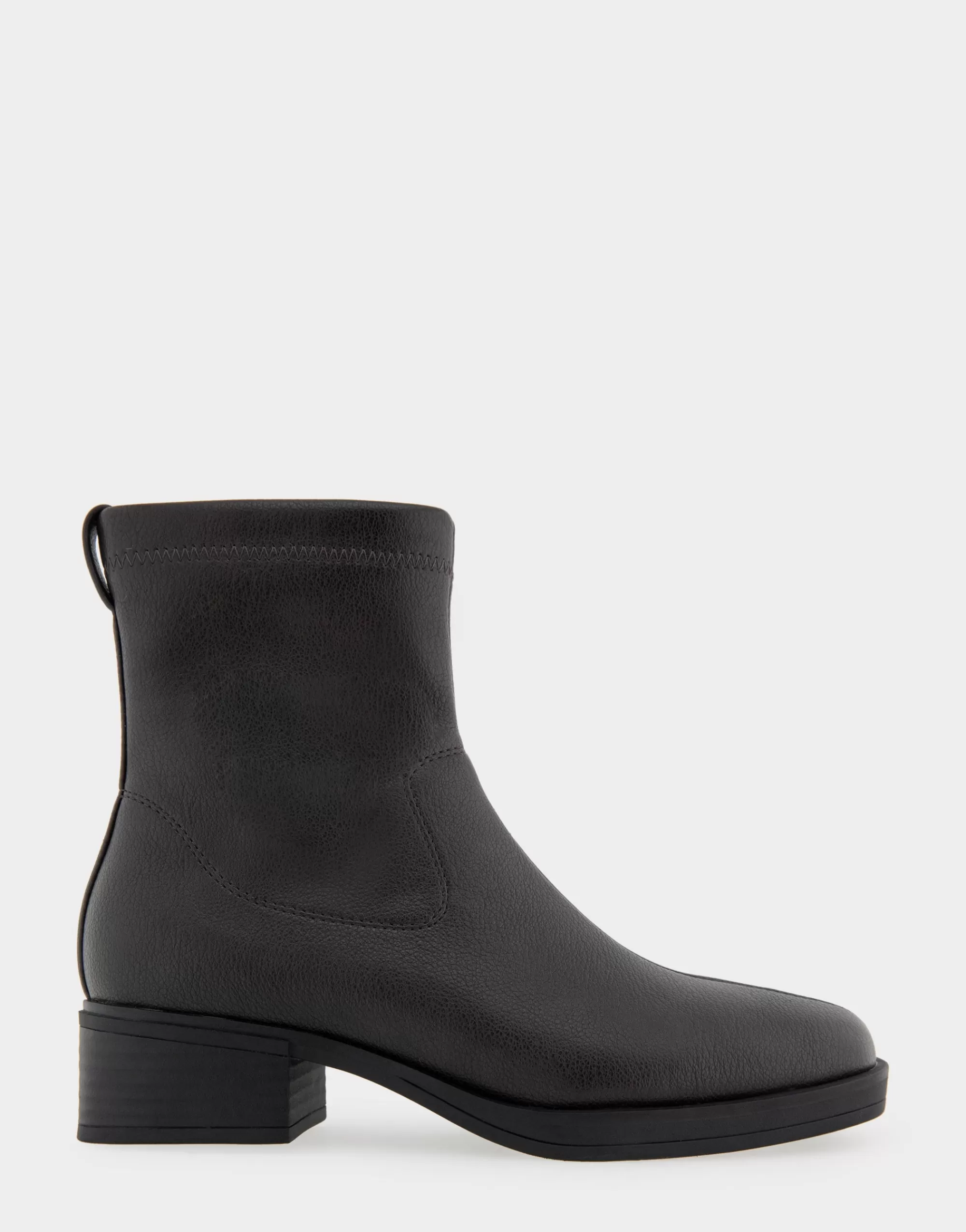 Aerosoles Ankle Boots*Comfortable Women's Stretch Equestrian Bootie in Java Stretch Pebbled Faux Leather
