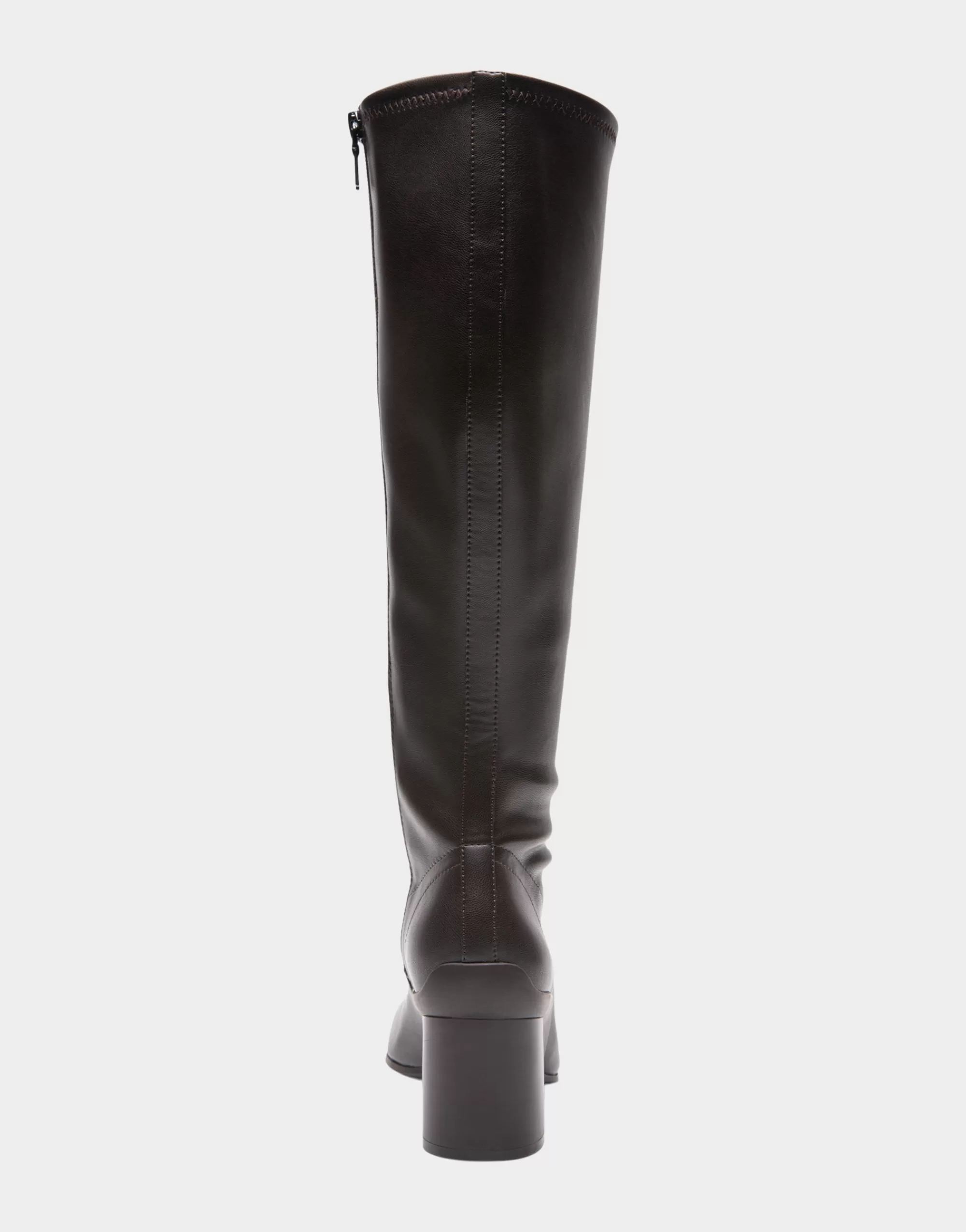 Aerosoles Heeled Boots | Tall Boots*Comfortable Women's Stretch Knee High Sculpted Heel Boot in Java Stretch Faux Leather Faux Leather