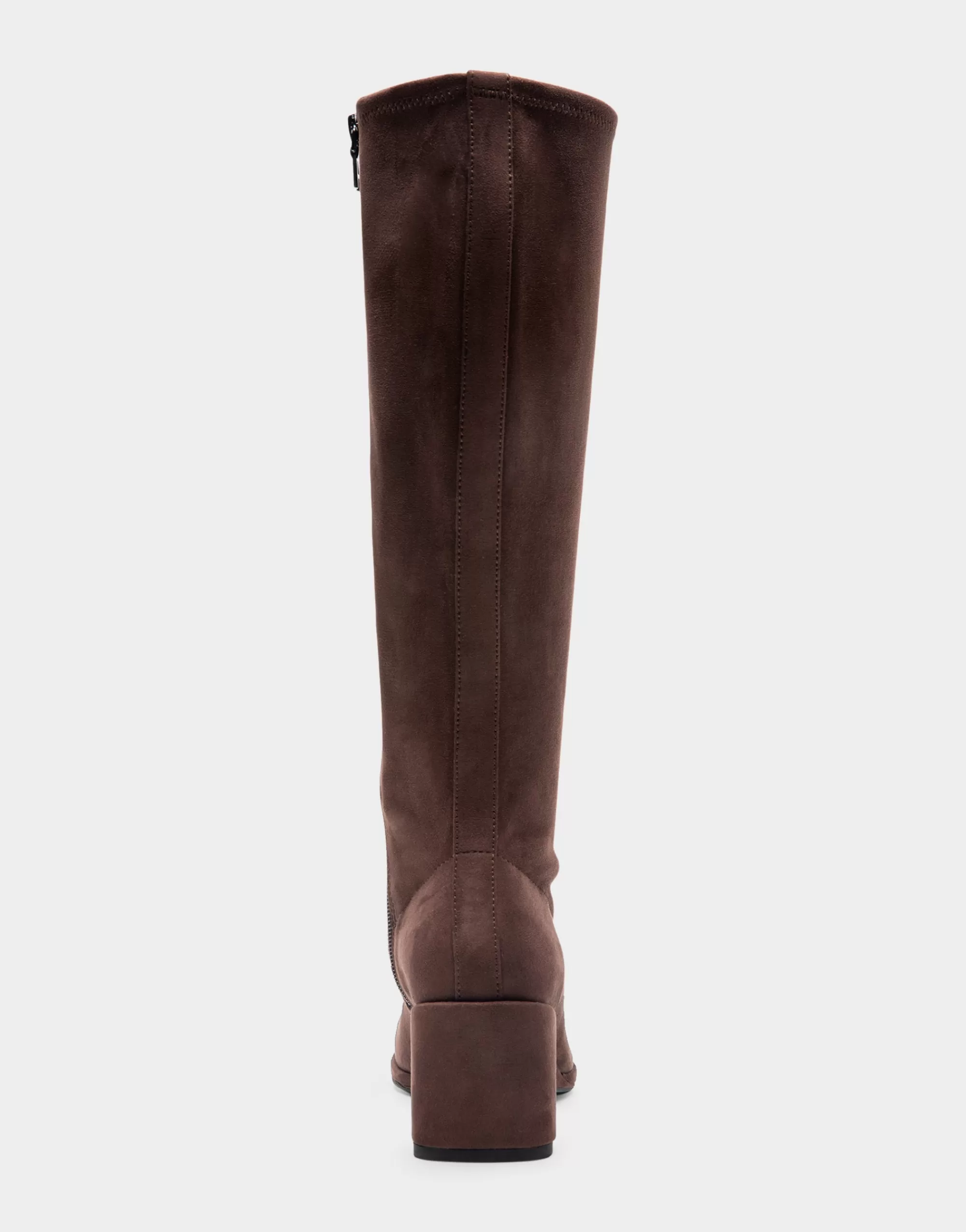 Aerosoles Wedge Boots | Tall Boots*Comfortable Women's Stretch Knee High Sculpted Wedge Boot in Java Faux Suede Faux Suede