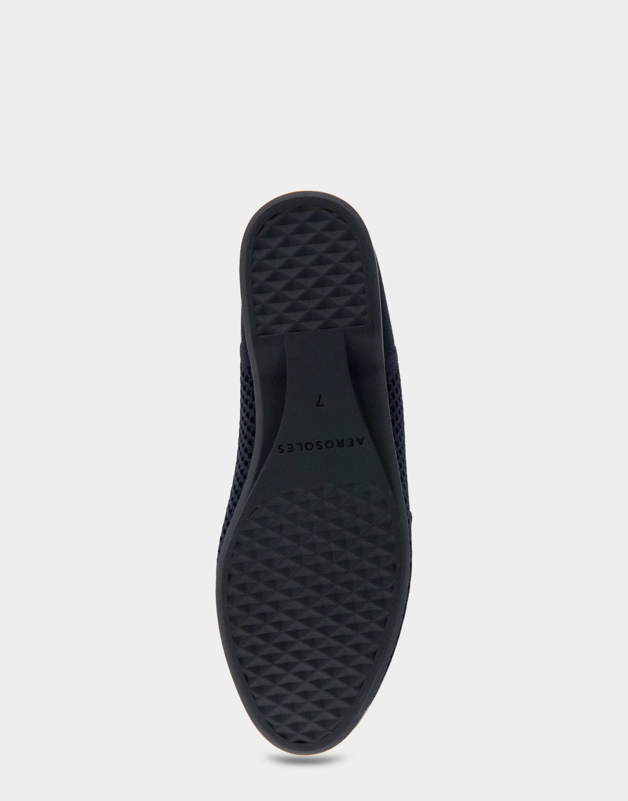 Aerosoles Wide Width Flats | Loafers*Comfortable Women's Stretch Knit Loafer in Black Knit Stretch Flyknit Fabric
