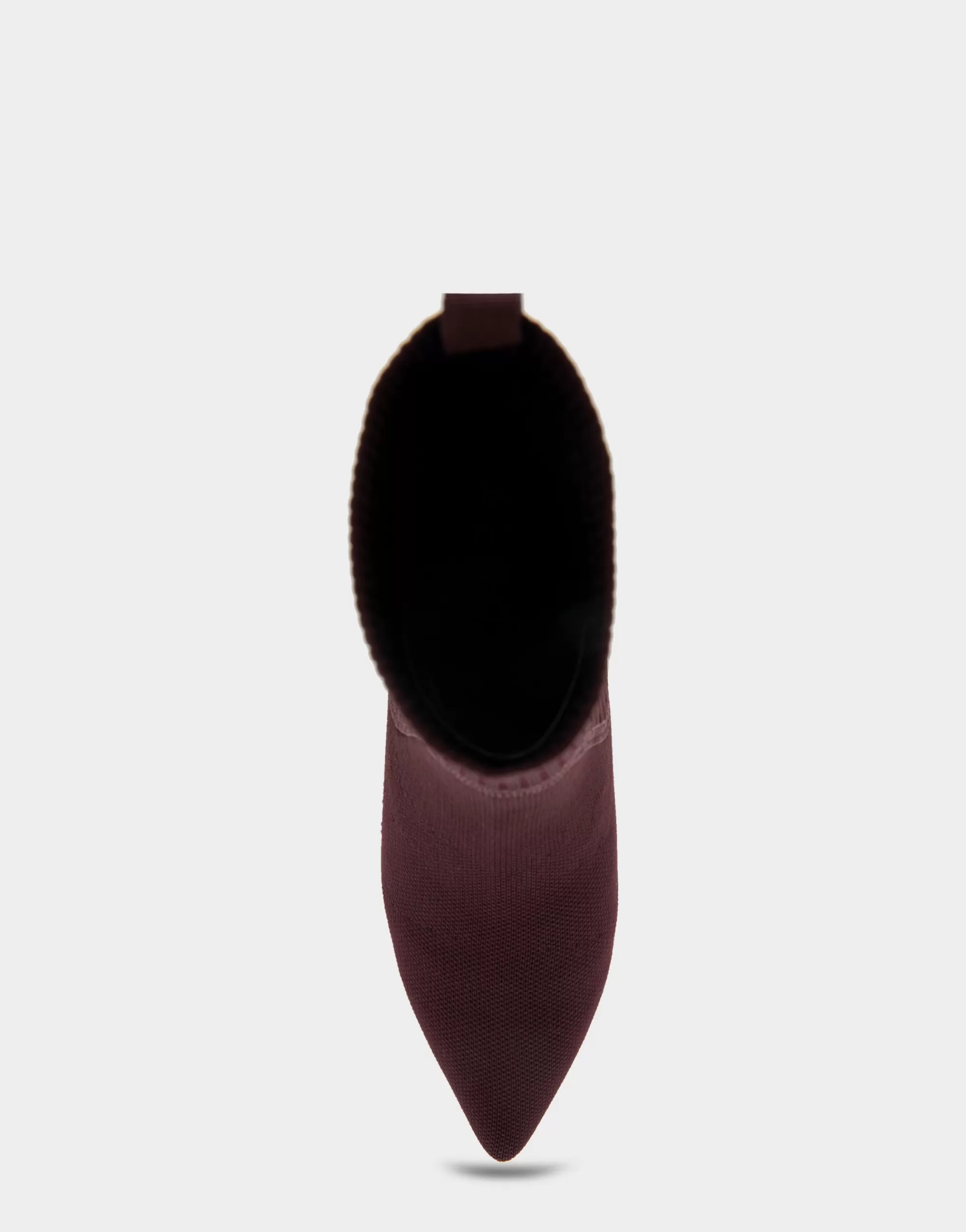 Aerosoles Heeled Boots | Ankle Boots*Comfortable Women's Stretch Knit Point Toe Molded Outsole Kitten Heel Bootie in Deep Aubergine Knit Stretch Flyknit Fabric