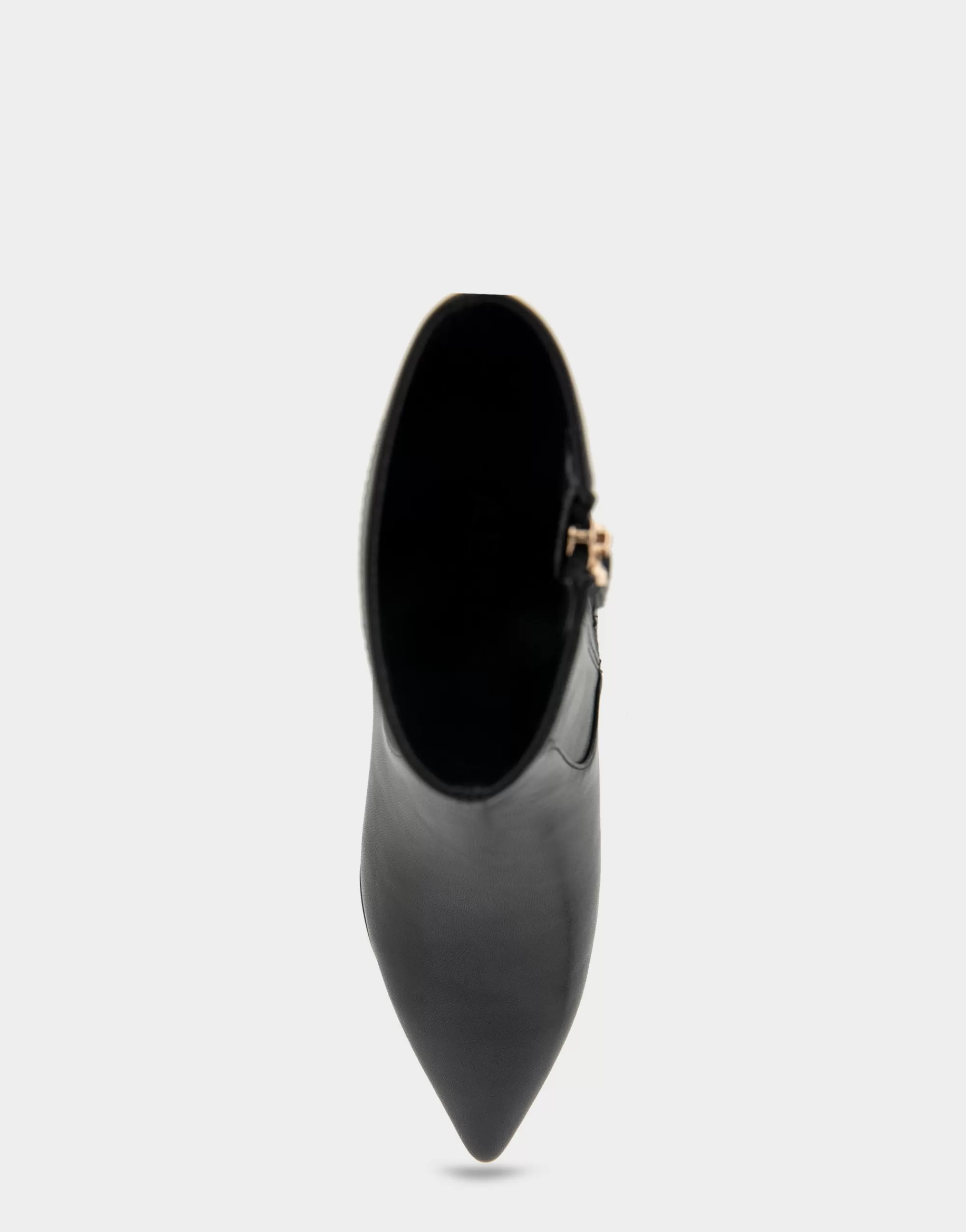Aerosoles Heeled Boots | Ankle Boots*Comfortable Women's Stretch Point Toe Molded Outsole Kitten Heel Bootie in Black Stretch Faux Leather Faux Leather