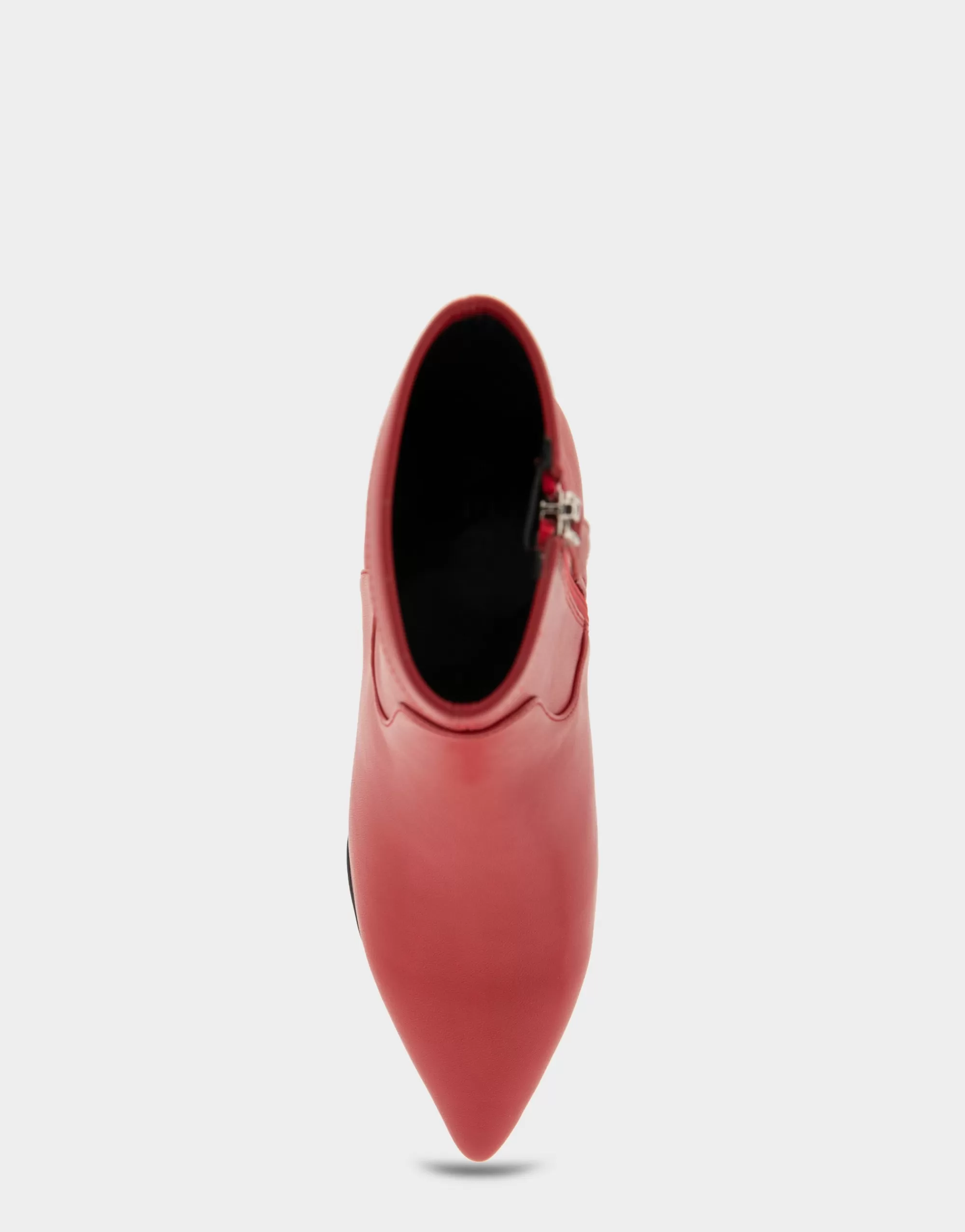 Aerosoles Heeled Boots | Ankle Boots*Comfortable Women's Stretch Point Toe Molded Outsole Kitten Heel Bootie in Racing Red Stretch Faux Leather Faux Leather