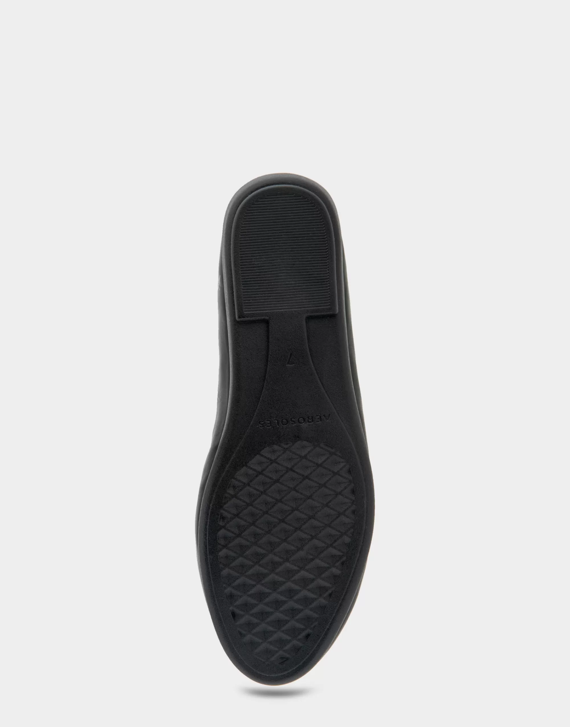 Aerosoles Dress | Ballet*Comfortable Women's Tailored Ballet Flat With Mini Tassels in Black Burnished Faux Leather/faux Suede Faux Leather