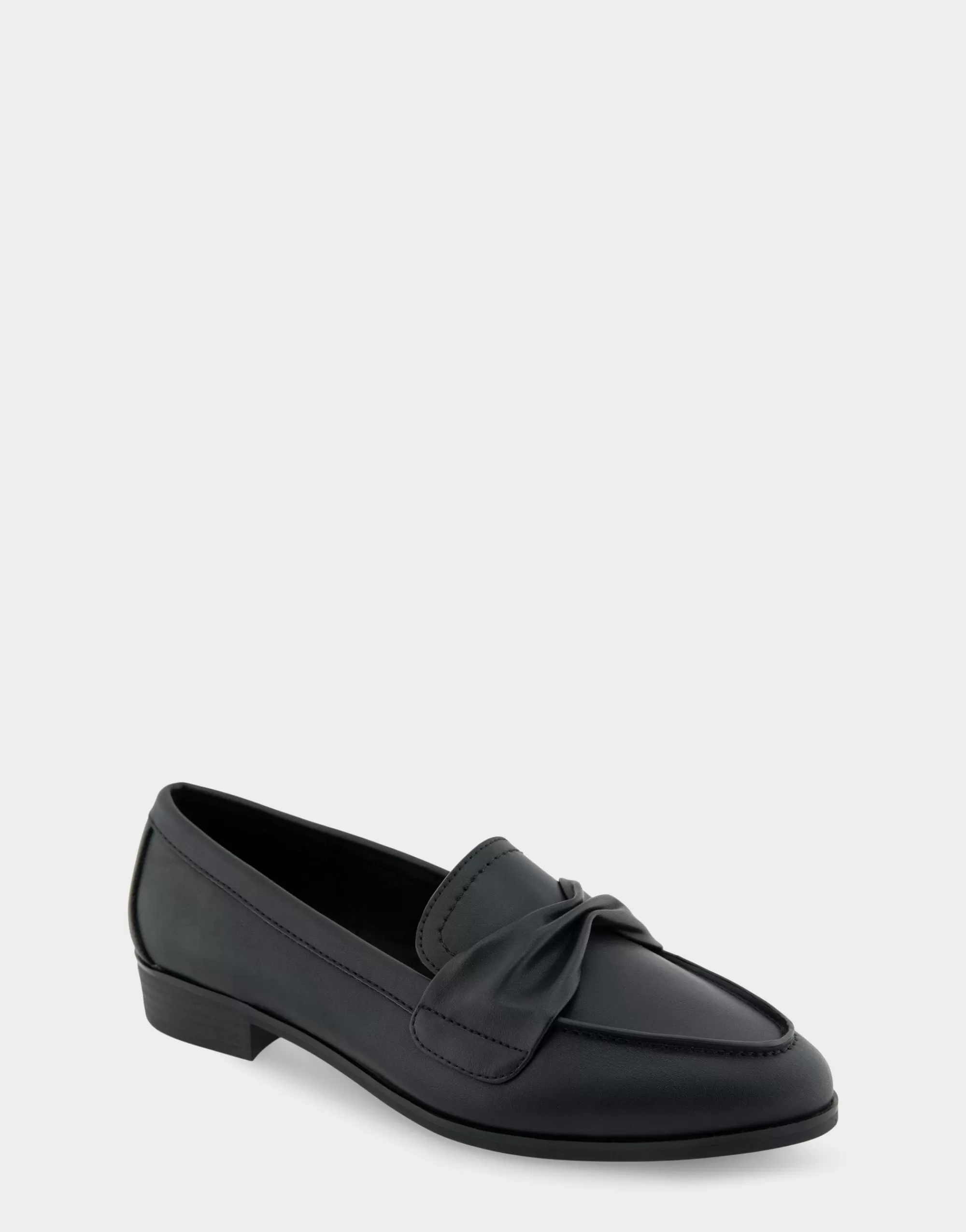 Aerosoles Loafers*Comfortable Women's Tailored Loafer in Black Faux Leather