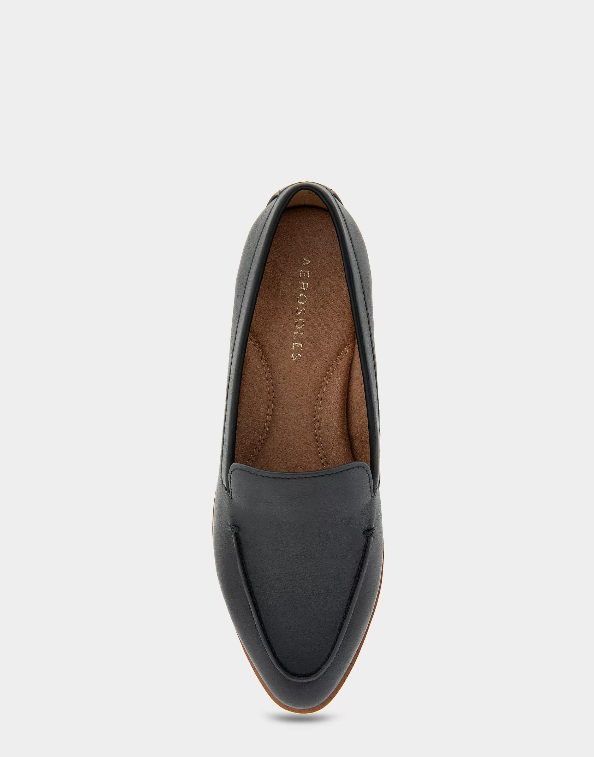 Aerosoles Loafers*Comfortable Women's Tailored Loafer in Black Faux Leather