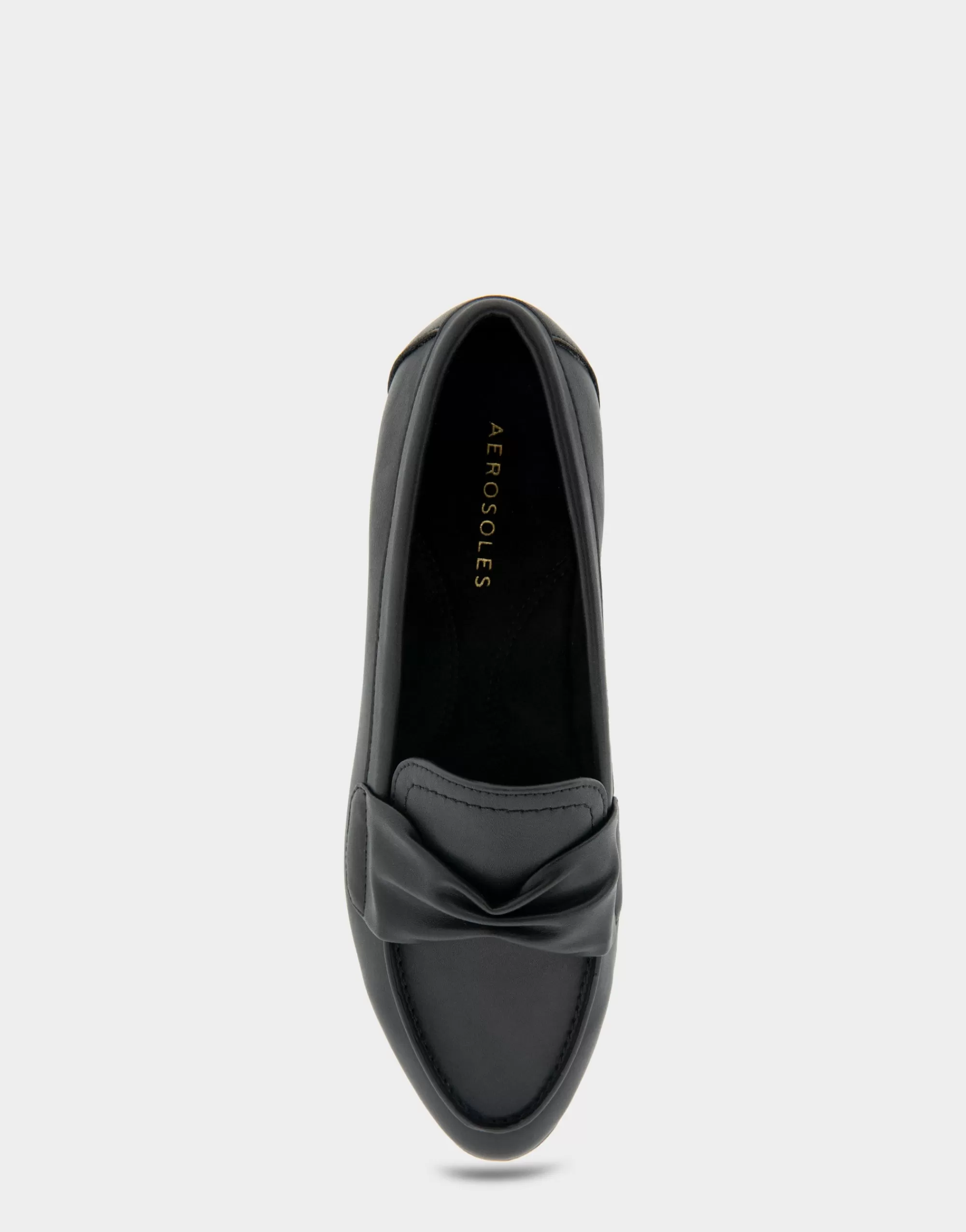 Aerosoles Loafers*Comfortable Women's Tailored Loafer in Black Faux Leather