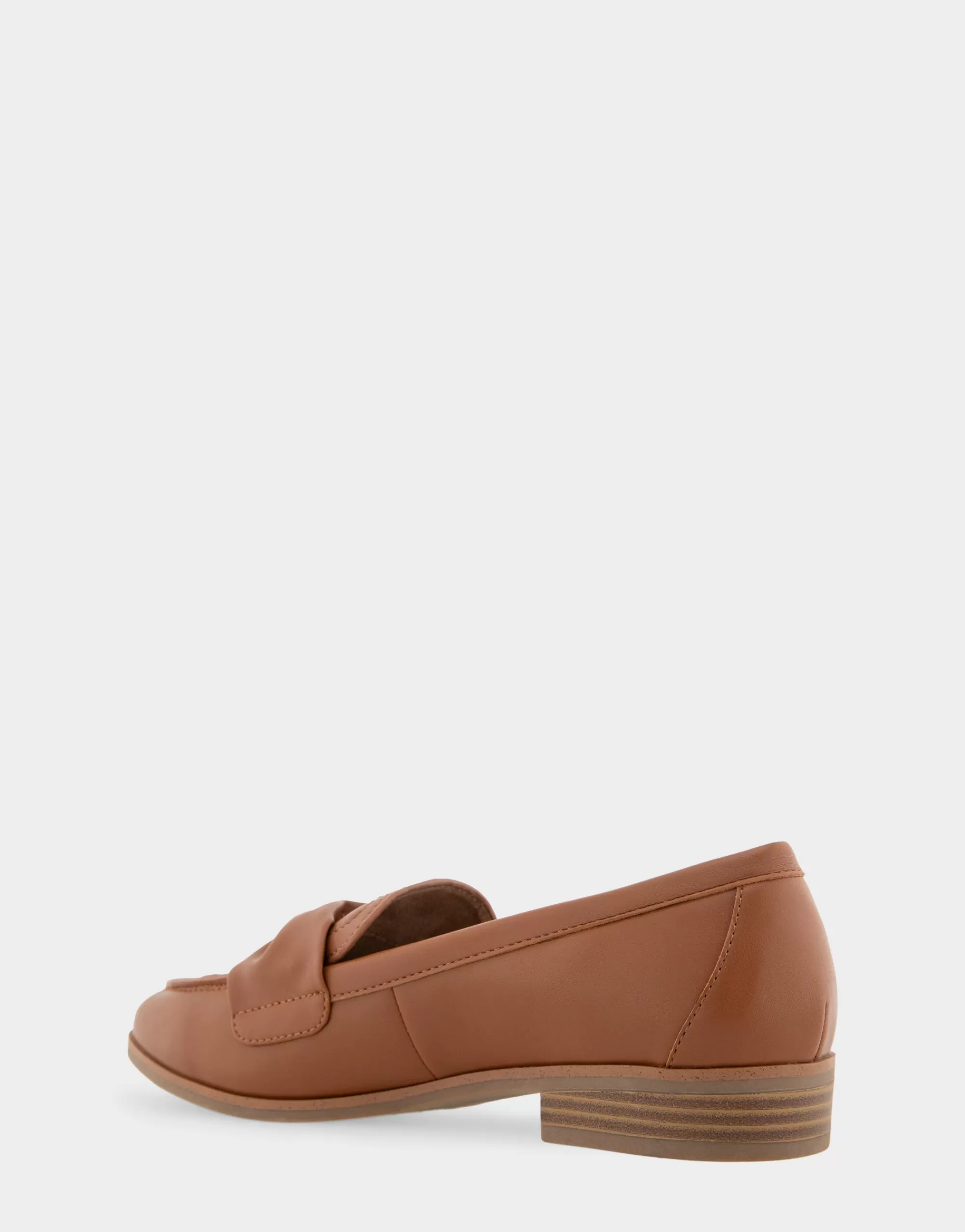 Aerosoles Loafers*Comfortable Women's Tailored Loafer in Dark Tan Faux Leather