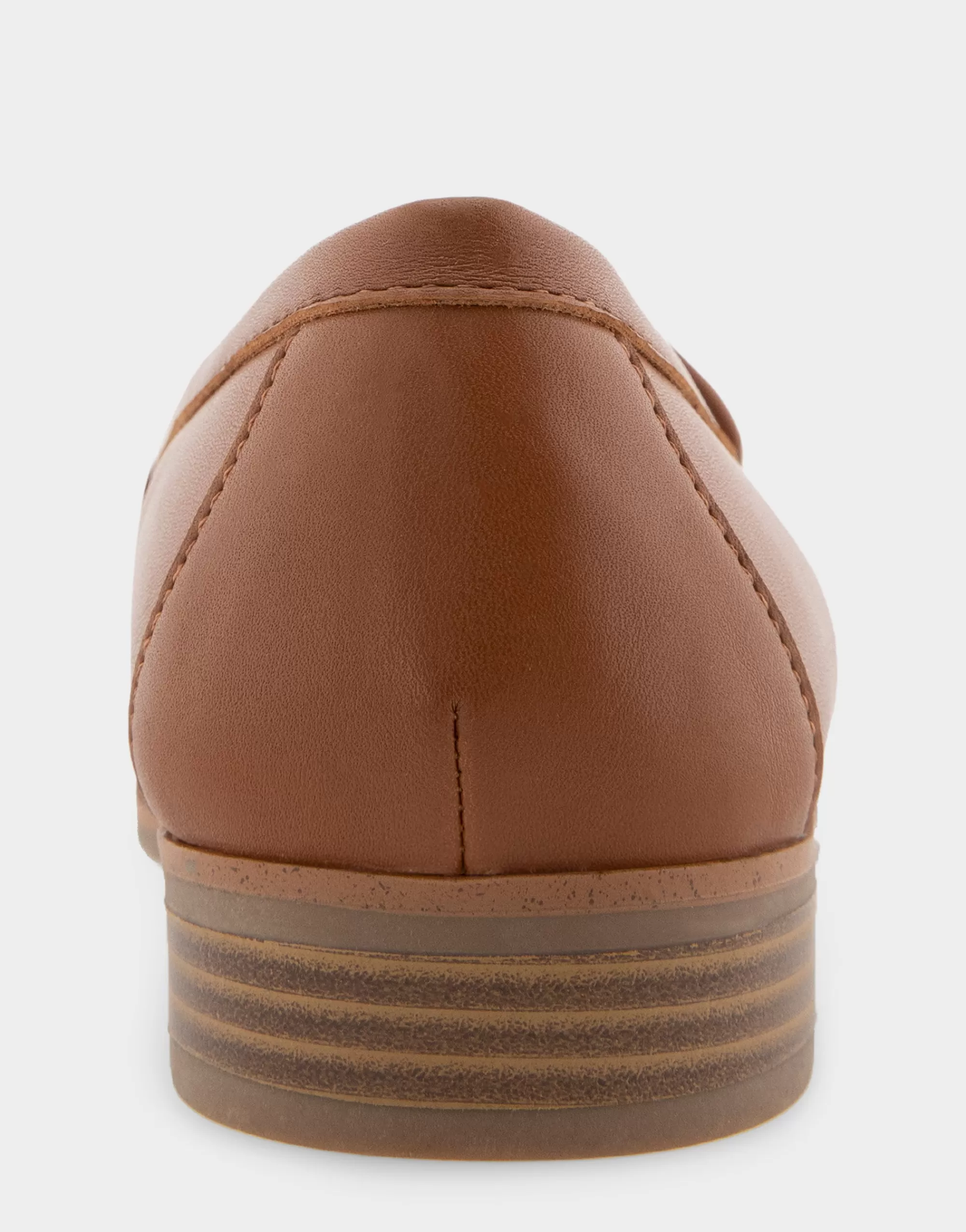 Aerosoles Loafers*Comfortable Women's Tailored Loafer in Dark Tan Faux Leather