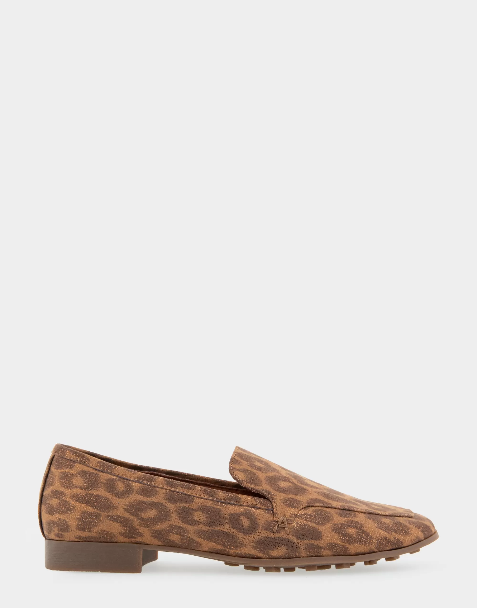 Aerosoles Loafers*Comfortable Women's Tailored Loafer in Leopard Metallic Fabric Leather