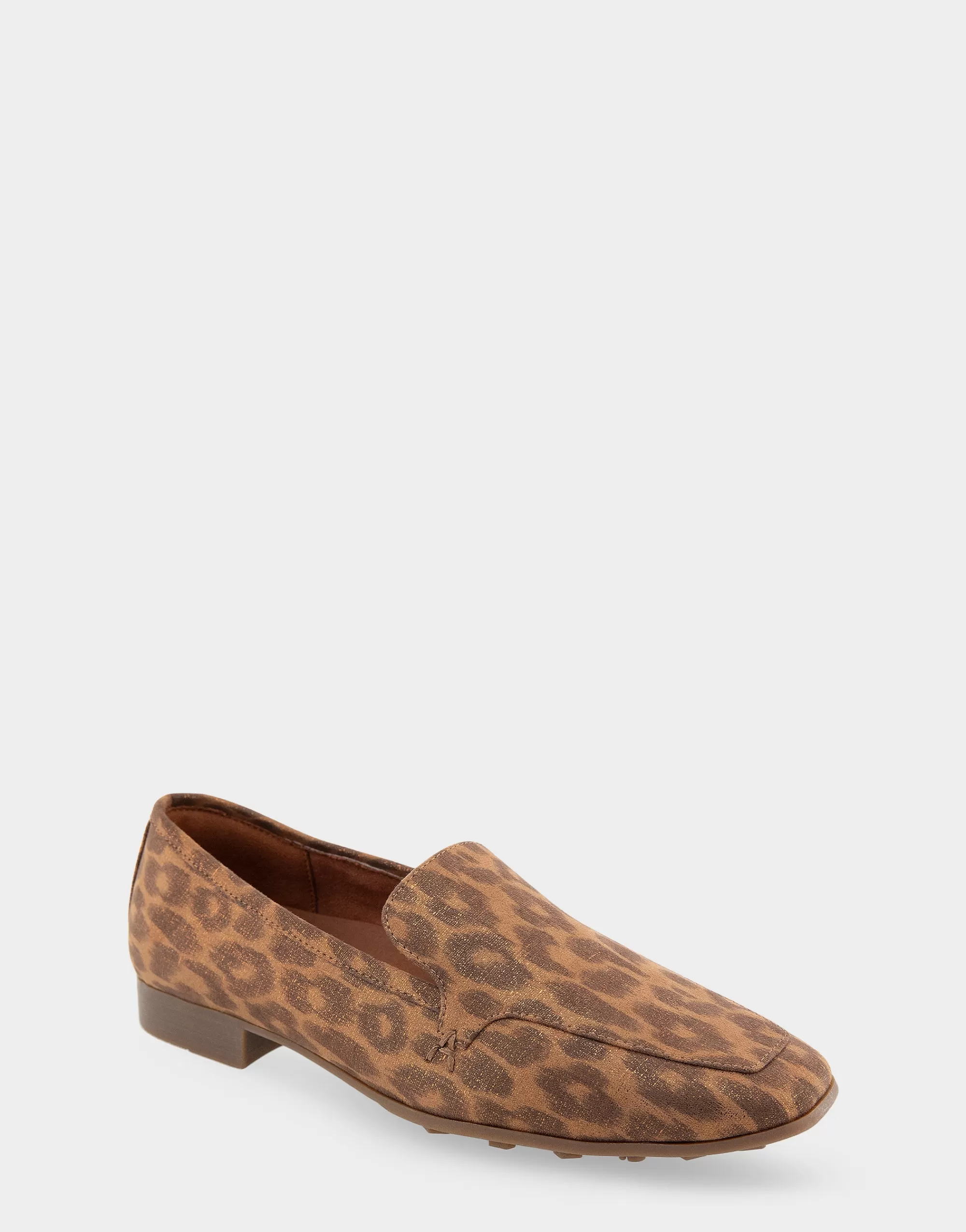 Aerosoles Loafers*Comfortable Women's Tailored Loafer in Leopard Metallic Fabric Leather