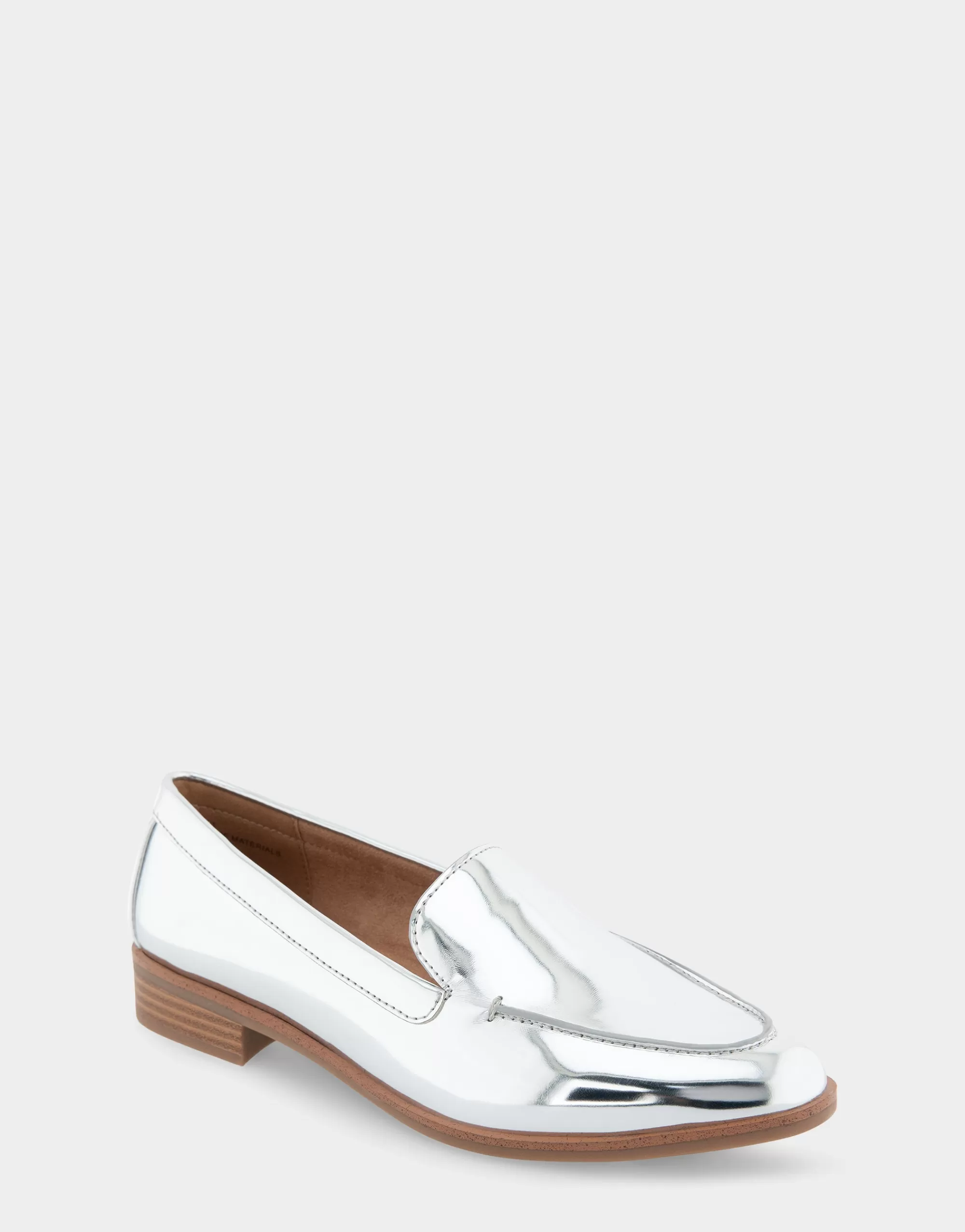 Aerosoles Loafers*Comfortable Women's Tailored Loafer in Silver Metallic Faux Leather