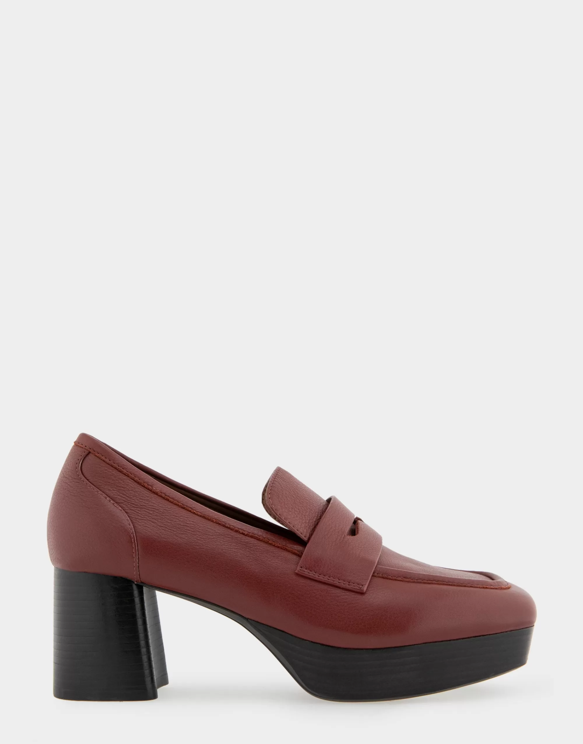 Aerosoles Loafers*Comfortable Women's Tailored Platform Loafer in Clay Leather