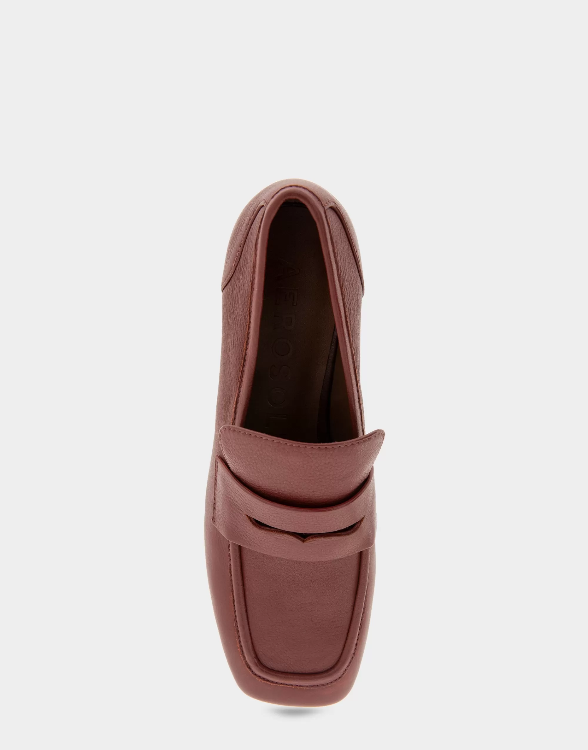 Aerosoles Loafers*Comfortable Women's Tailored Platform Loafer in Clay Leather