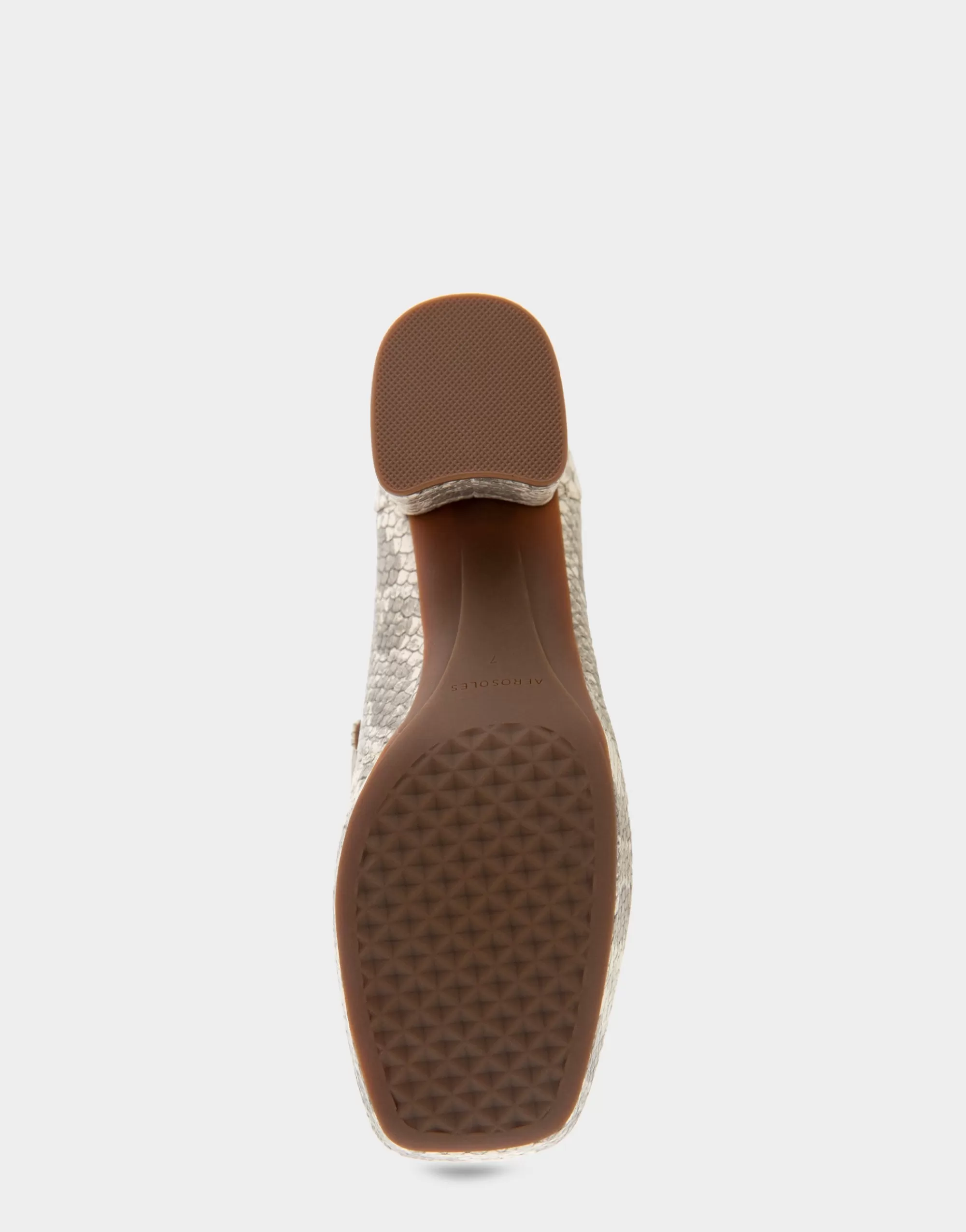 Aerosoles Loafers*Comfortable Women's Tailored Platform Loafer in Roccia Snake Print Embossed Leather