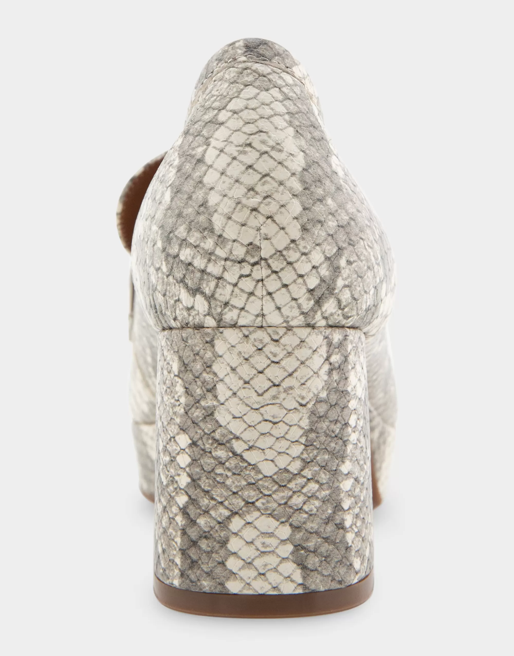 Aerosoles Loafers*Comfortable Women's Tailored Platform Loafer in Roccia Snake Print Embossed Leather