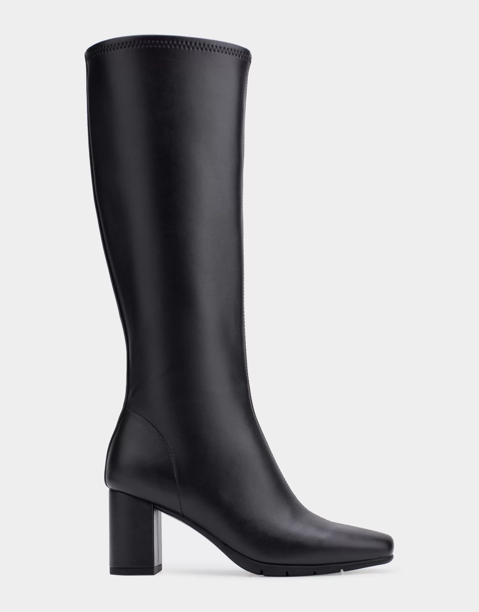 Aerosoles Wide Width Boots | Heeled Boots*Comfortable Women's Tall Shaft Boot in Black Faux Leather