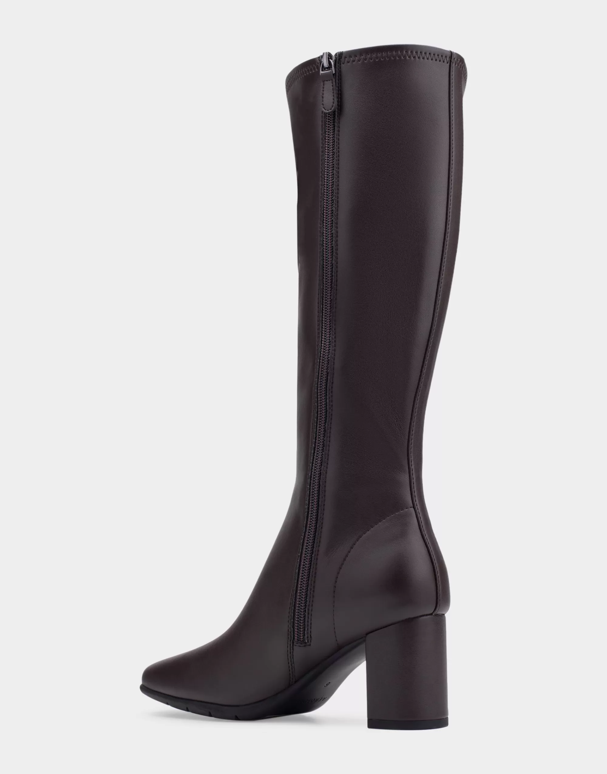 Aerosoles Heeled Boots | Tall Boots*Comfortable Women's Tall Shaft Boot in Brown Faux Leather