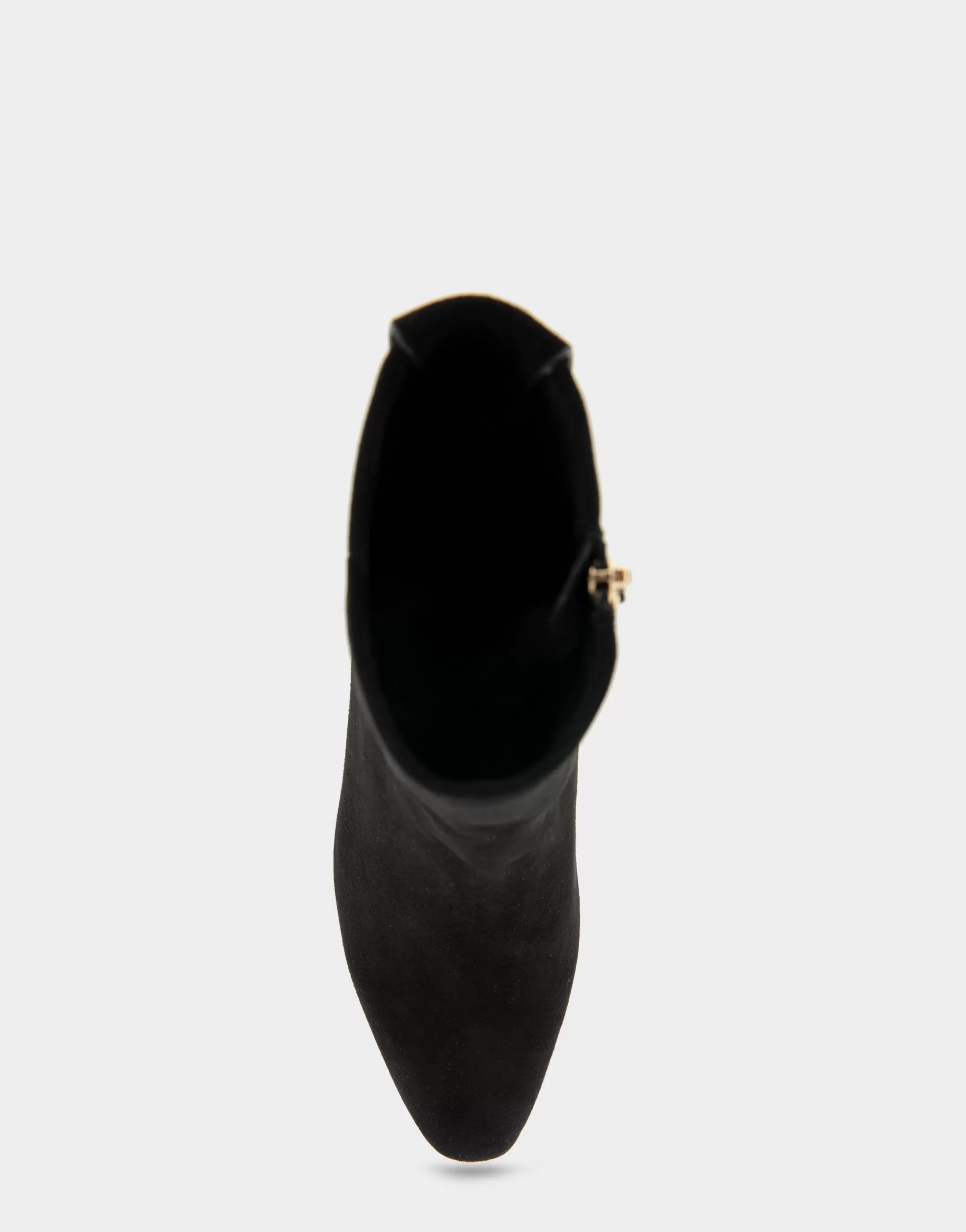 Aerosoles Heeled Boots | Ankle Boots*Comfortable Women's Tapered Toe Covered Heel Bootie in Black Suede
