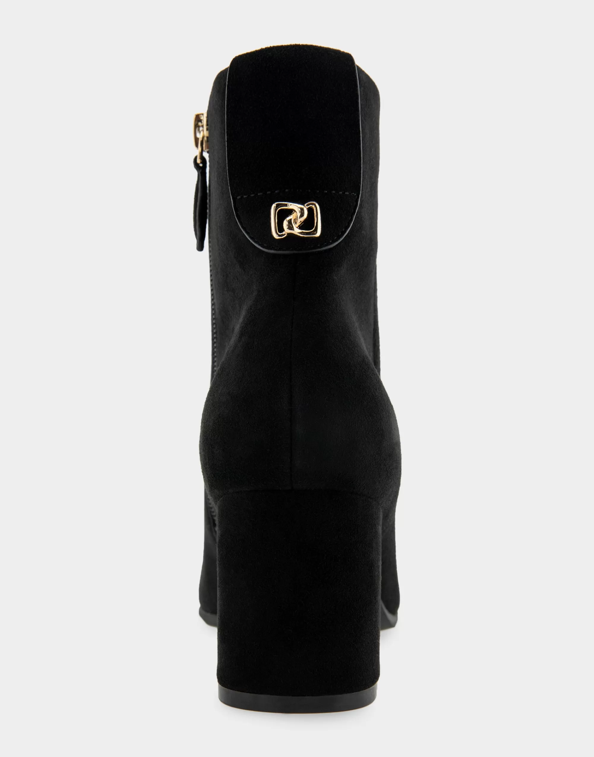 Aerosoles Heeled Boots | Ankle Boots*Comfortable Women's Tapered Toe Covered Heel Bootie in Black Suede