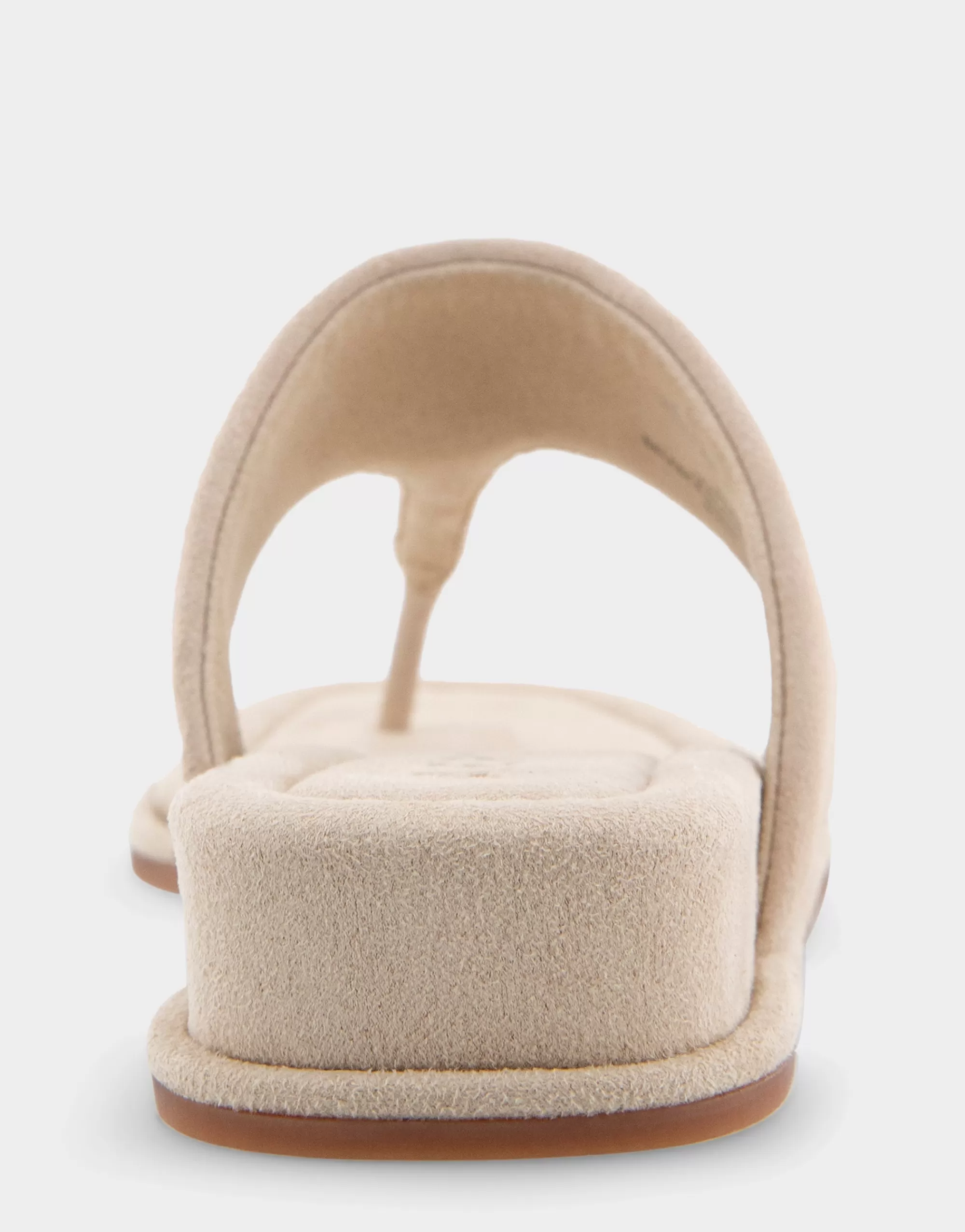 Aerosoles Wedges*Comfortable Women's Thong Mini Wedge Sandal in Pale Khaki Suede