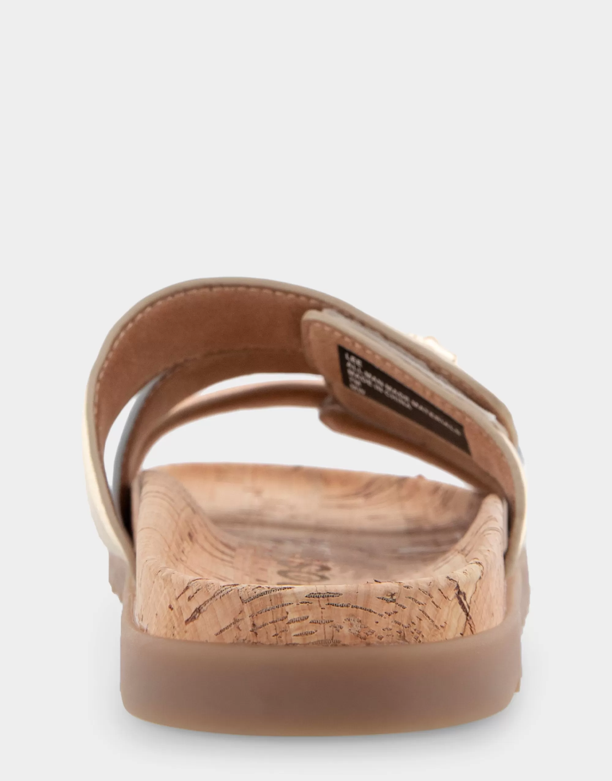 Aerosoles Flats*Comfortable Women's Three Band Footbed Sandal in Rose Gold Leather