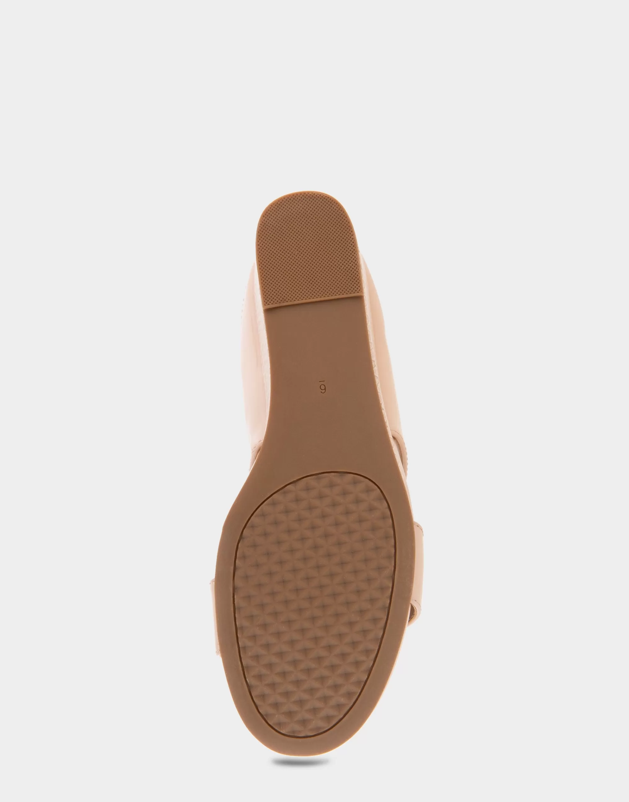 Aerosoles Wide Width Sandals | Wedges*Comfortable Women's Two Band Mid Wedge Slide Sandal in Cipria Faux Leather