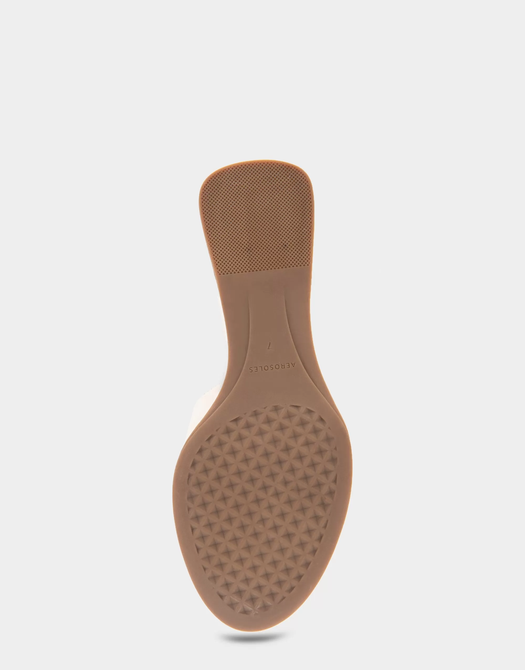 Aerosoles Dress | Wedges*Comfortable Women's Two Piece Ankle Strap Wedge Sandal in Eggnog Leather