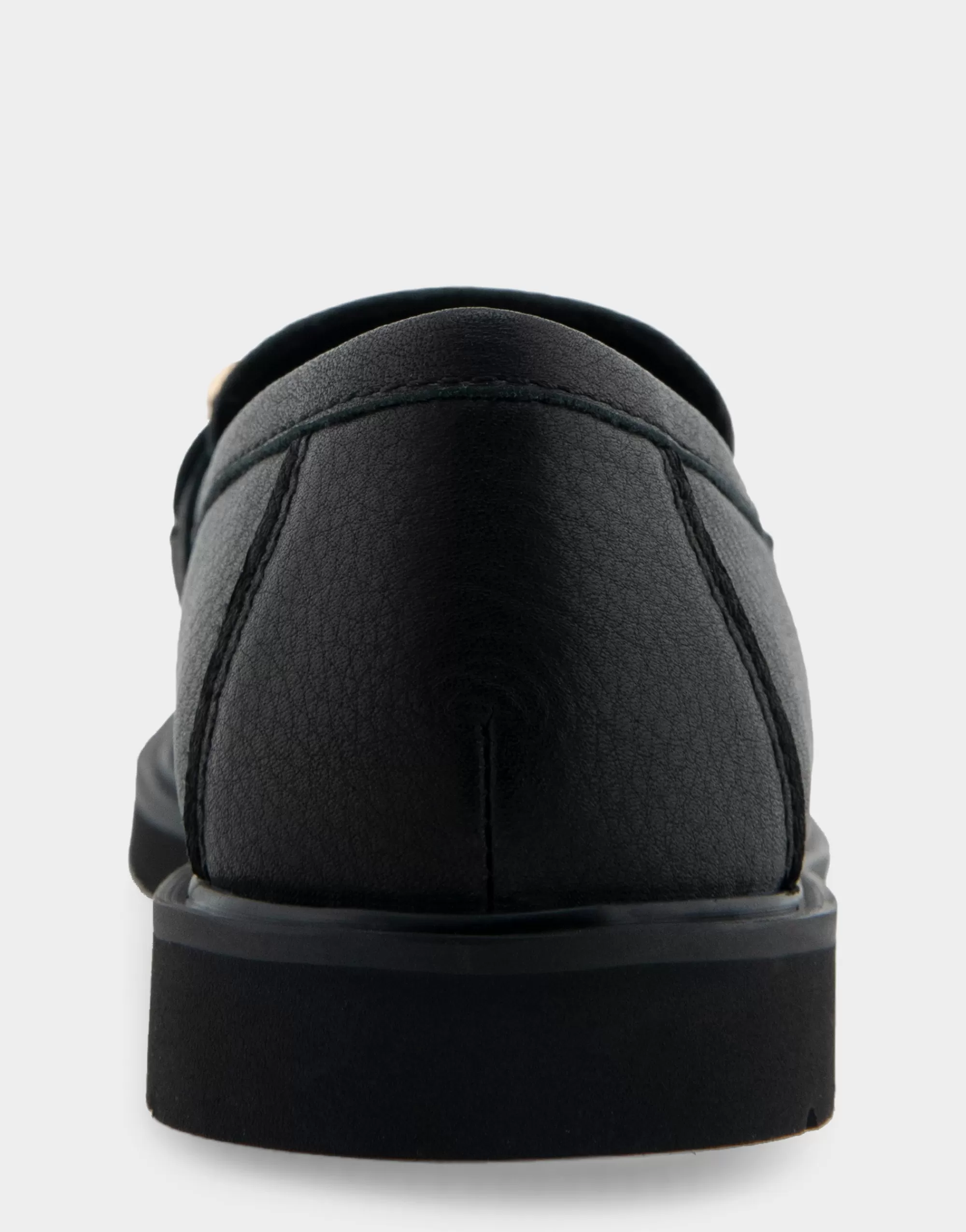 Aerosoles Loafers*Comfortable Women's Ultralight Lug Loafer With Horsebit Detail in Black Pebbled Faux Leather Faux Leather
