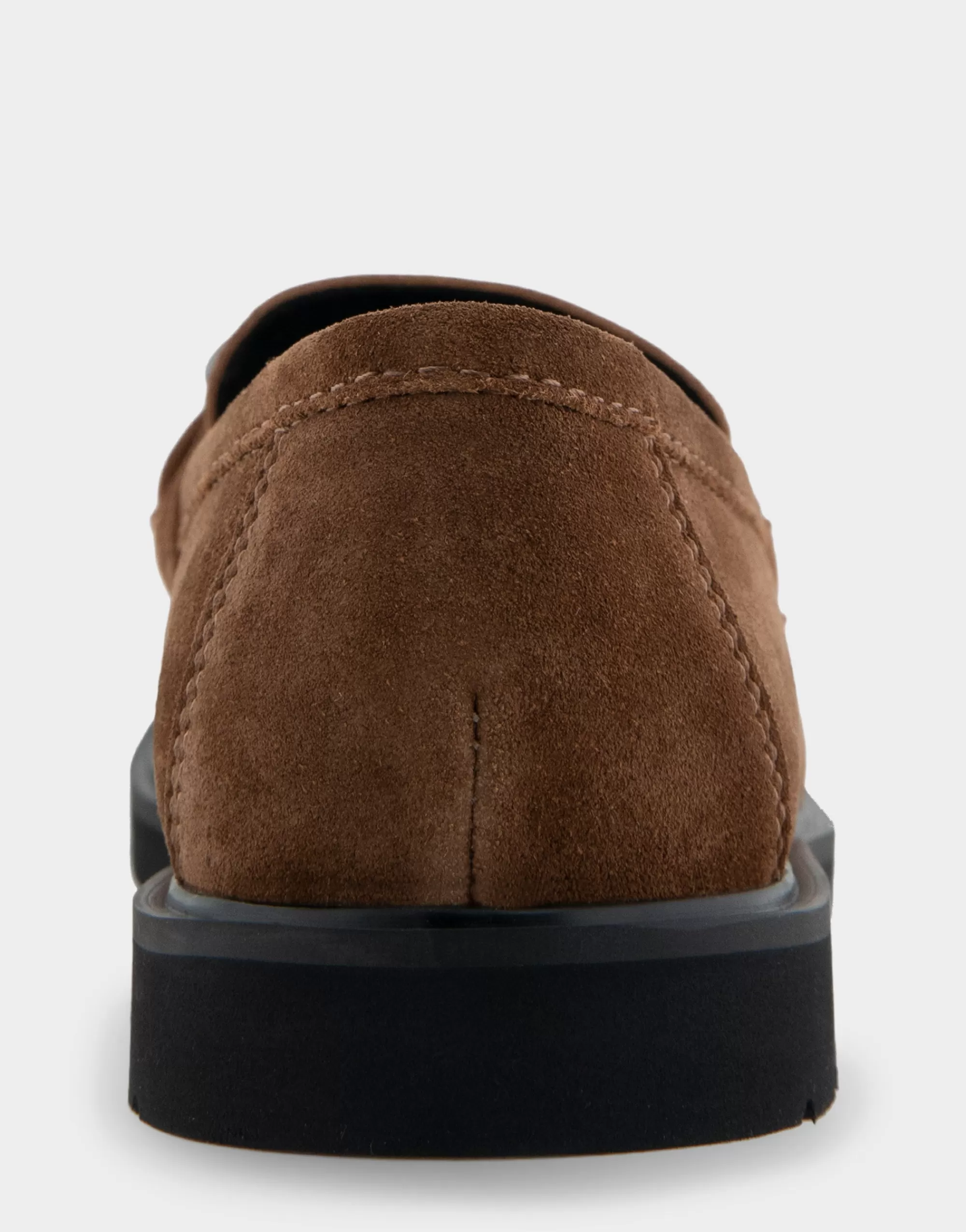 Aerosoles Wide Width Flats | Loafers*Comfortable Women's Ultralight Lug Loafer With Horsebit Detail in Tobacco Faux Suede Faux Suede