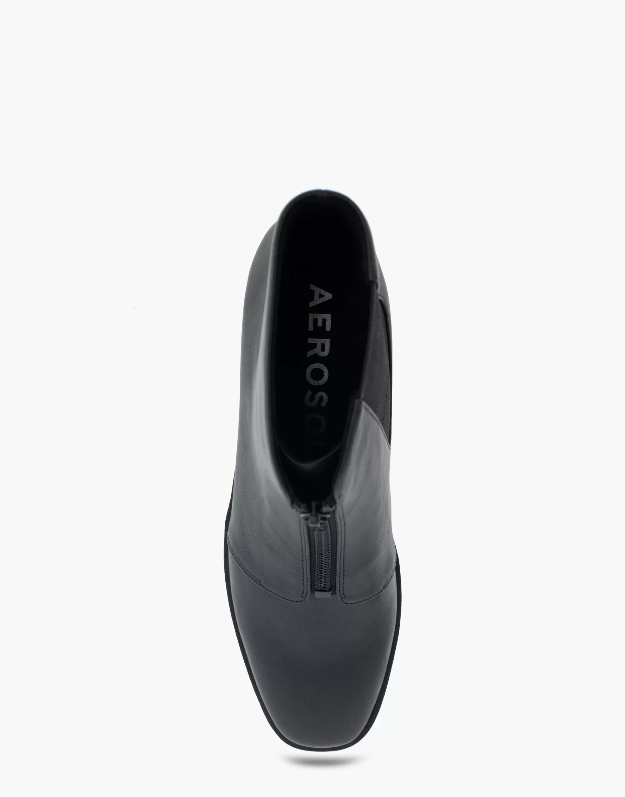 Aerosoles Ankle Boots | Wedges*Comfortable Women's Wedge Heel Ankle Boot in Black Faux Leather